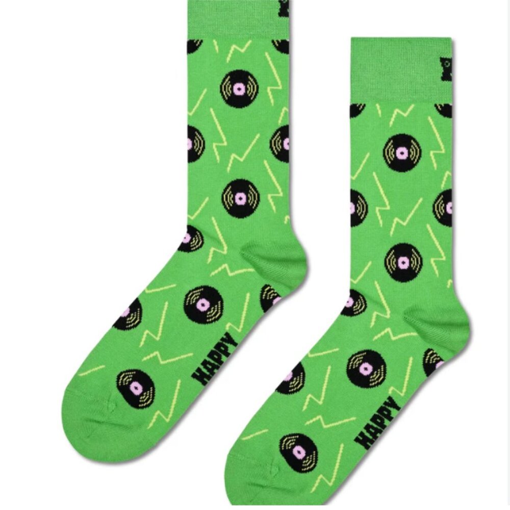 Happy Socks "Vinyl" Crew Socks